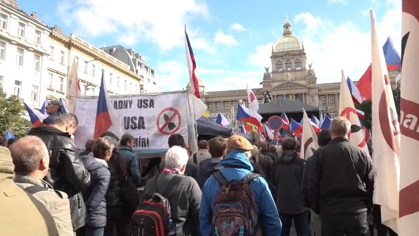 „Potřebují nás.“ Jak ruská propaganda využívá demonstrace v Česku